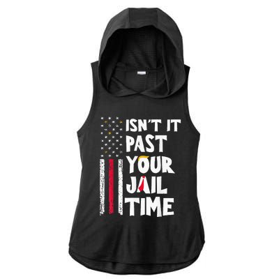 IsnT It Past Your Jail Time Ladies PosiCharge Tri-Blend Wicking Draft Hoodie Tank