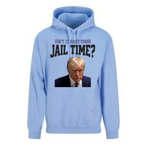 Isnt It Past Your Jail Time Trump Mugshot Unisex Surf Hoodie