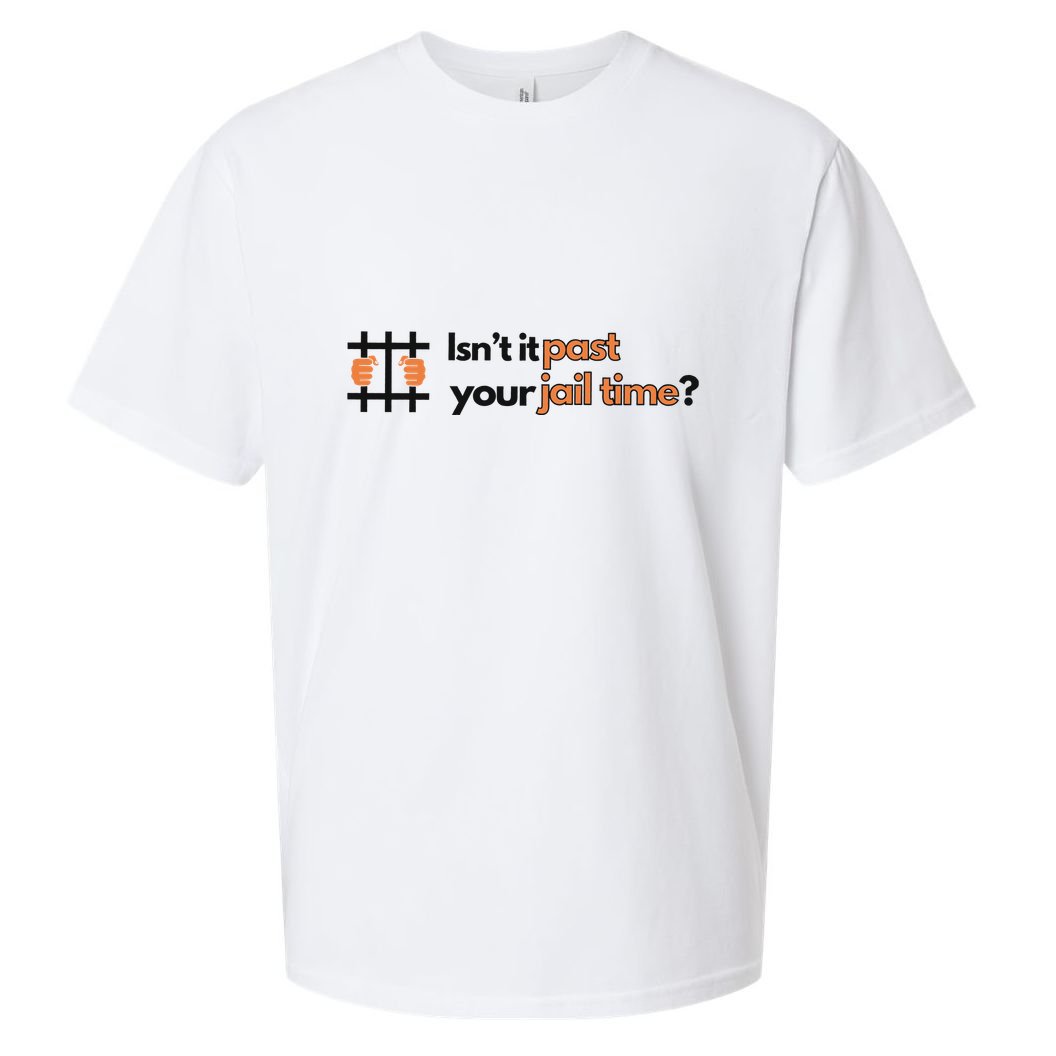 Isnt It Past Your Jail Time Anti Trump Oscars Sueded Cloud Jersey T-Shirt