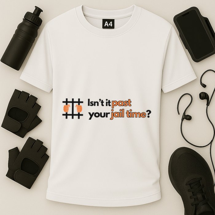 Isnt It Past Your Jail Time Anti Trump Oscars Cooling Performance Crew T-Shirt