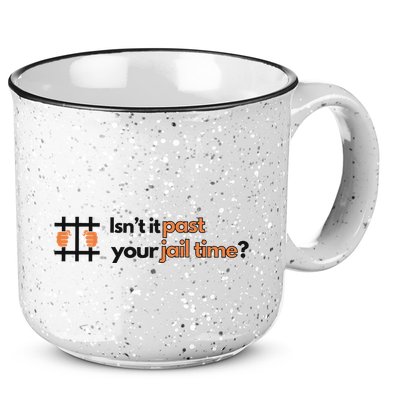 Isnt It Past Your Jail Time Anti Trump Oscars 15oz Campfire Ceramic Mug