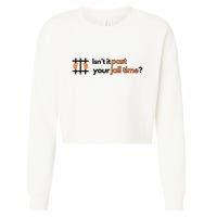 Isnt It Past Your Jail Time Anti Trump Oscars Cropped Pullover Crew