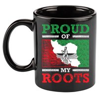 Iran Iranian Persian Irani Flag Iran Roots Farsi Irani Iran 11oz C Handle Ceramic Mug