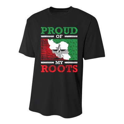 Iran Iranian Persian Irani Flag Iran Roots Farsi Irani Iran Youth Performance Sprint T-Shirt