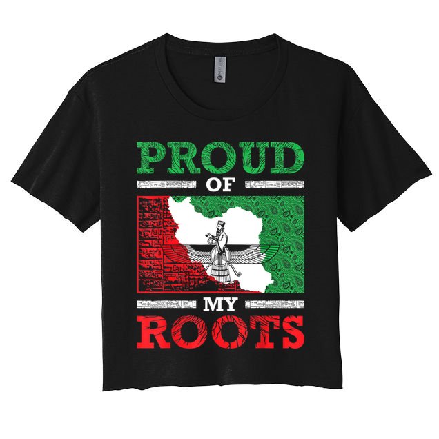 Iran Iranian Persian Irani Flag Iran Roots Farsi Irani Iran Crop Top