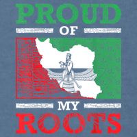 Iran Iranian Persian Irani Flag Iran Roots Farsi Irani Iran Garment-Dyed Sweatshirt