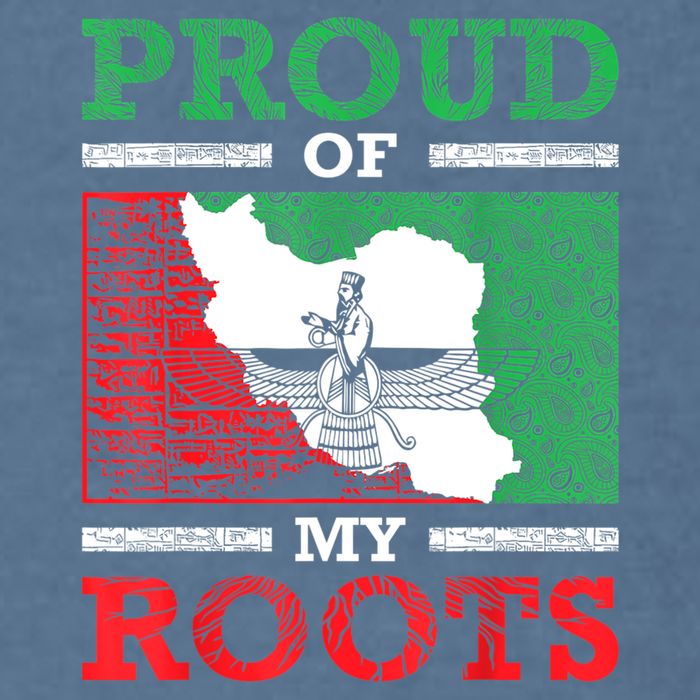Iran Iranian Persian Irani Flag Iran Roots Farsi Irani Iran Garment-Dyed Sweatshirt