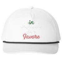 In Italiano Per Favore Italian Teacher And Students Snapback Five-Panel Rope Hat