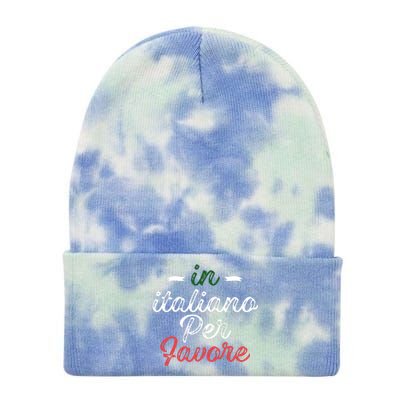 In Italiano Per Favore Italian Teacher And Students Tie Dye 12in Knit Beanie