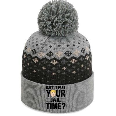 Isn’T It Past Your Jail Time Funny Saying Joke Humour The Baniff Cuffed Pom Beanie