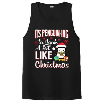 It Is Penguining To Look A Lot Like Christmas Penguin PosiCharge Competitor Tank