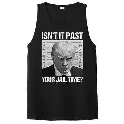 IsnT It Past Your Jail Time Funny Sarcastic Trump PosiCharge Competitor Tank