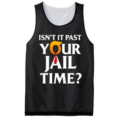 IsnT It Past Your Jail Time Funny Saying Joke Sarcastic Mesh Reversible Basketball Jersey Tank