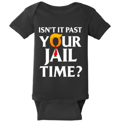 IsnT It Past Your Jail Time Funny Saying Joke Sarcastic Baby Bodysuit