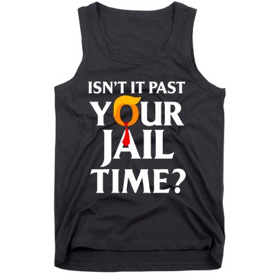 IsnT It Past Your Jail Time Funny Saying Joke Sarcastic Tank Top