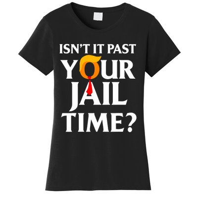 IsnT It Past Your Jail Time Funny Saying Joke Sarcastic Women's T-Shirt