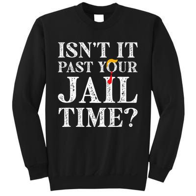 Isn’T It Past Your Jail Time Funny Saying Joke Humour Sweatshirt