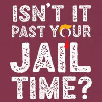 IsnT It Past Your Jail Time Funny Trump 16oz Travel Tumbler