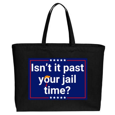 IsnT It Past Your Jail Time Cotton Canvas Jumbo Tote