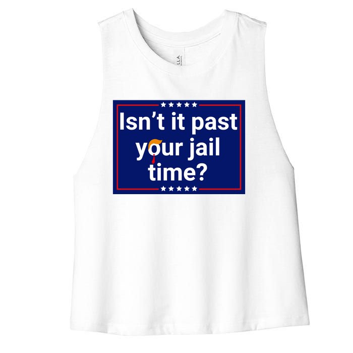 IsnT It Past Your Jail Time Women's Racerback Cropped Tank