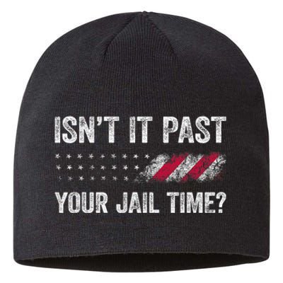 IsnT It Past Your Jail Time? Funny Political Sustainable Beanie