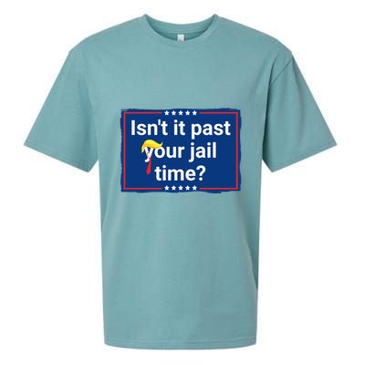 Isnt It Past Your Jail Time Sueded Cloud Jersey T-Shirt