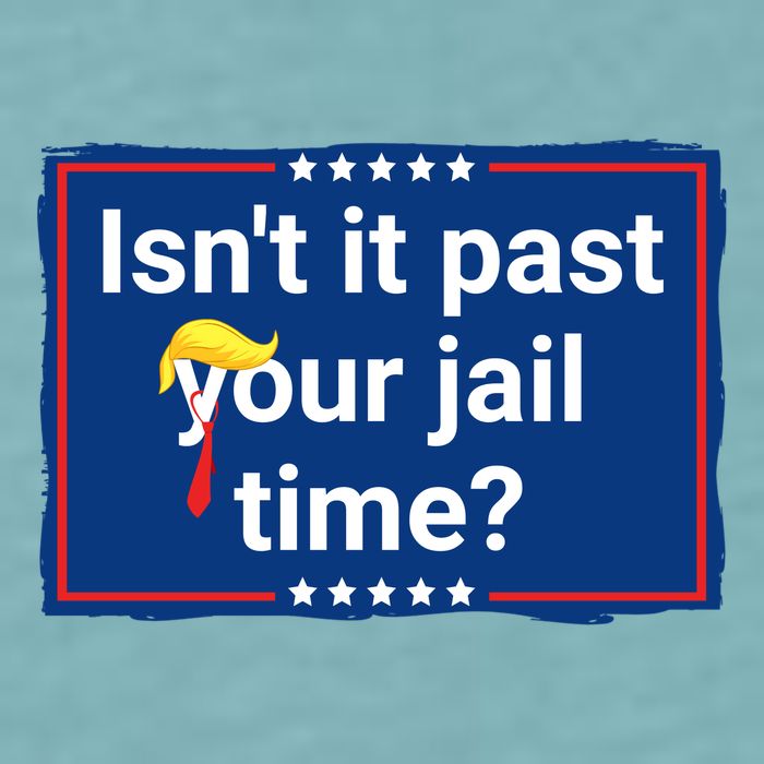 Isnt It Past Your Jail Time Sueded Cloud Jersey T-Shirt