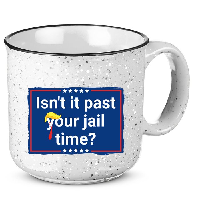 Isnt It Past Your Jail Time 15oz Campfire Ceramic Mug