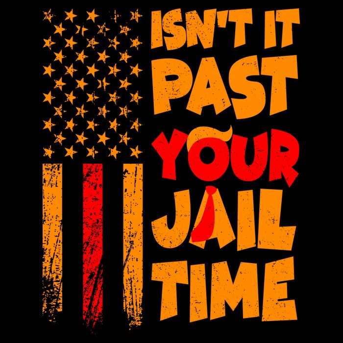 Isnt It Past Your Jail Time Anti Trump Distressed Usa Flag USA-Made Doggie Bandana