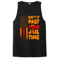 Isnt It Past Your Jail Time Anti Trump Distressed Usa Flag PosiCharge Competitor Tank