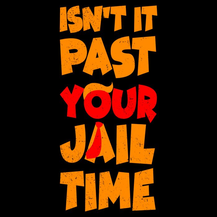 Isnt It Past Your Jail Time Anti Trump Premium T-Shirt