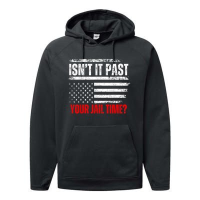 IsnT It Past Your Jail Time Funny Prisoner Performance Fleece Hoodie