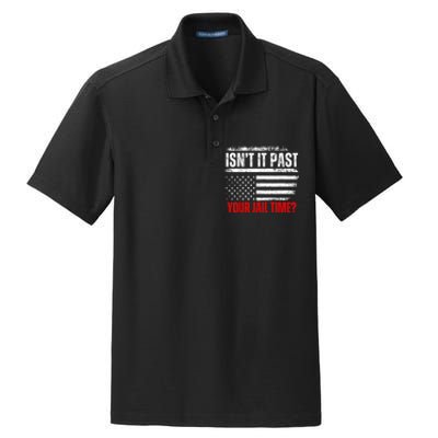 IsnT It Past Your Jail Time Funny Prisoner Dry Zone Grid Polo