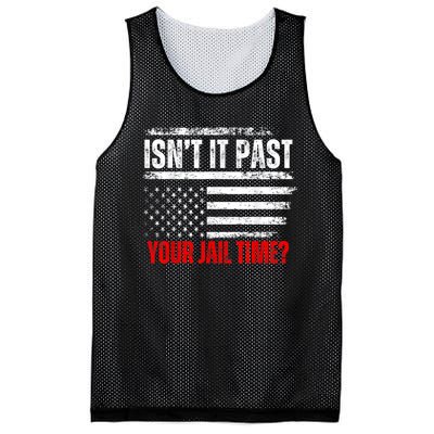 IsnT It Past Your Jail Time Funny Prisoner Mesh Reversible Basketball Jersey Tank