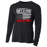 IsnT It Past Your Jail Time Funny Prisoner Cooling Performance Long Sleeve Crew