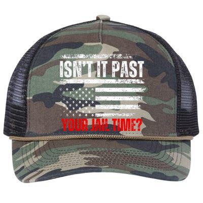 IsnT It Past Your Jail Time Funny Prisoner Retro Rope Trucker Hat Cap