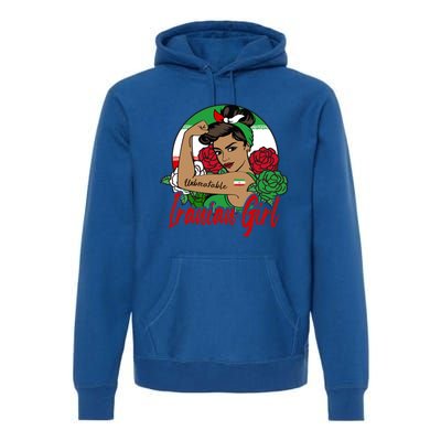 Iranian Iran Persian Flag Gift Premium Hoodie