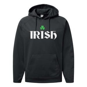 Irish, Ireland Pride, Saint Patty Day Performance Fleece Hoodie