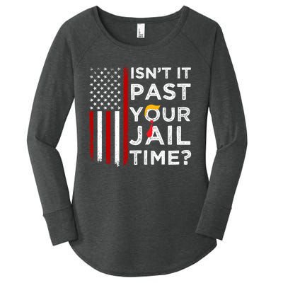 IsnT It Past Your Jail Time Women's Perfect Tri Tunic Long Sleeve Shirt