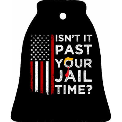 IsnT It Past Your Jail Time Ceramic Bell Ornament