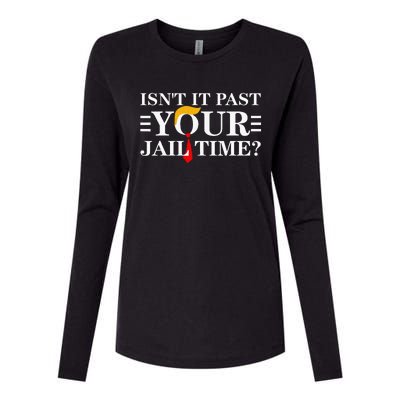 IsnT It Past Your Jail Time Womens Cotton Relaxed Long Sleeve T-Shirt