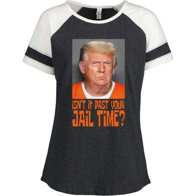 IsnT It Past Your Jail Time Enza Ladies Jersey Colorblock Tee