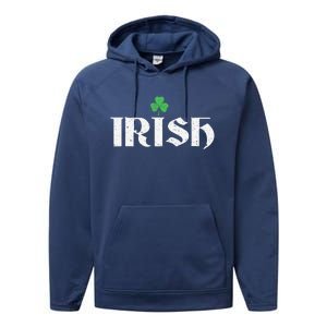 Irish, Ireland Pride, Saint Patty Day Performance Fleece Hoodie