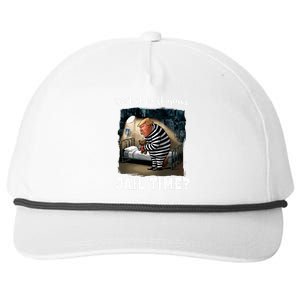 IsnT It Past Your Jail Time Funny Comedy Anti Trump Quote Snapback Five-Panel Rope Hat