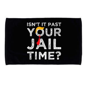 Isn’T It Past Your Jail Time Funny Saying Joke Humour Microfiber Hand Towel