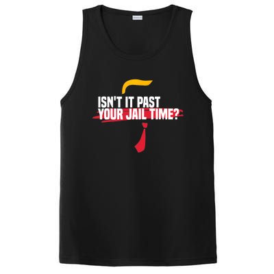 Isnt It Past Your Jail Time Funny Comedy Anti Trump Quote PosiCharge Competitor Tank