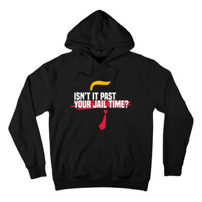 Isnt It Past Your Jail Time Funny Comedy Anti Trump Quote Tall Hoodie