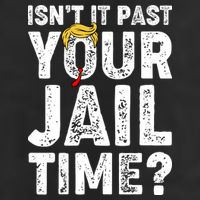 Isnt It Past Your Jail Time Anti Trump Adult Drive Performance Visor