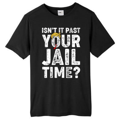 Isnt It Past Your Jail Time Anti Trump Tall Fusion ChromaSoft Performance T-Shirt