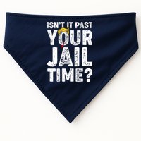 Isnt It Past Your Jail Time Anti Trump USA-Made Doggie Bandana